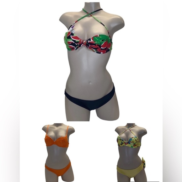 Recco Size Medium Brazilian Bikini Bundle of 3. New With Tags - Picture 1 of 10